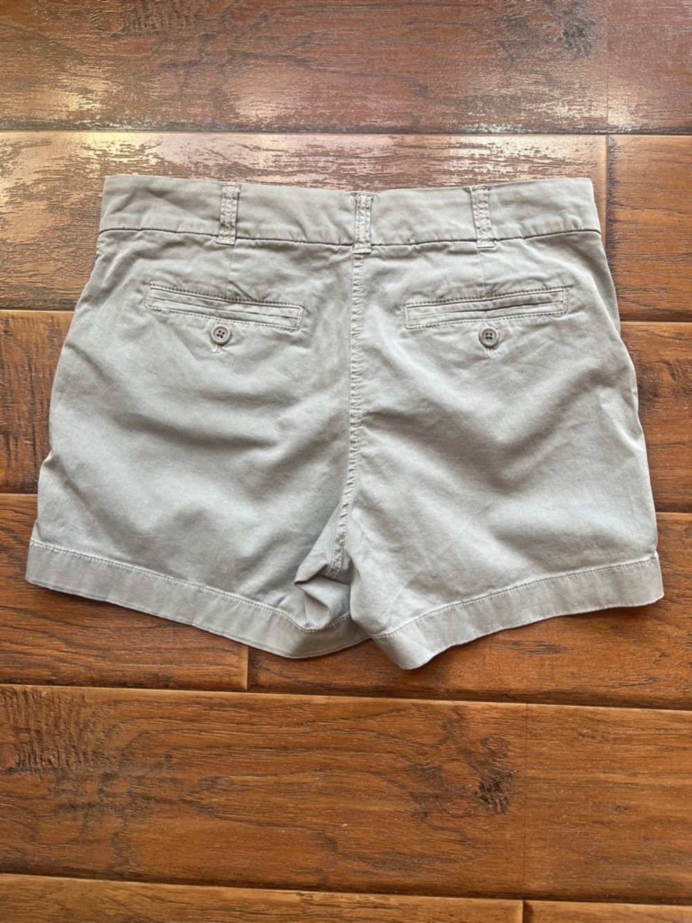 J. Crew Light Gray Tailored Cotton Bermuda Shorts  - Size 4 - Picture 5 of 5